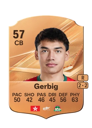 Gerbig - 57 - Rare EA FC 27 card