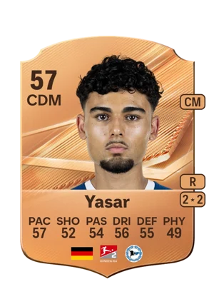 Yasar - 57 - Rare EA FC 27 card