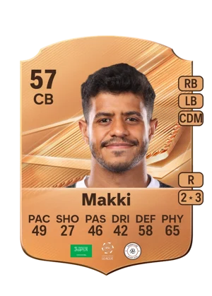 Makki - 57 - Rare EA FC 27 card