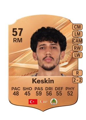 Keskin - 57 - Rare EA FC 27 card