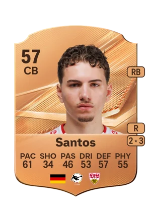 Santos - 57 - Rare EA FC 27 card