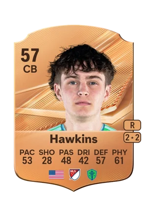 Hawkins - 57 - Rare EA FC 27 card