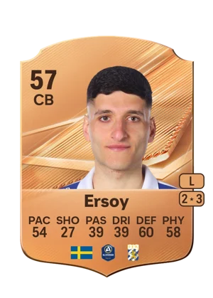 Ersoy - 57 - Rare EA FC 27 card