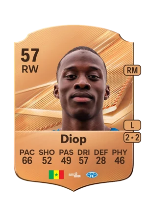 Diop - 57 - Rare EA FC 27 card