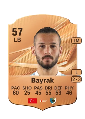 Bayrak - 57 - Rare EA FC 27 card