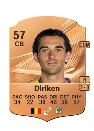 Diriken - 57 - Rare EA FC 27 card