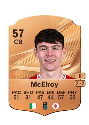 McElroy - 57 - Rare EA FC 27 card