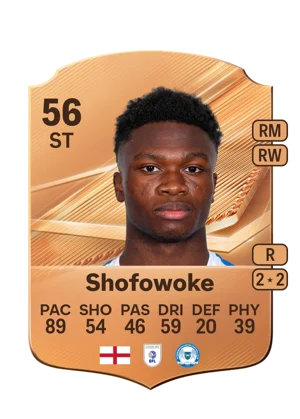 Shofowoke - 56 - Rare EA FC 27 card