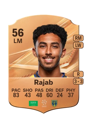 Rajab - 56 - Rare EA FC 27 card