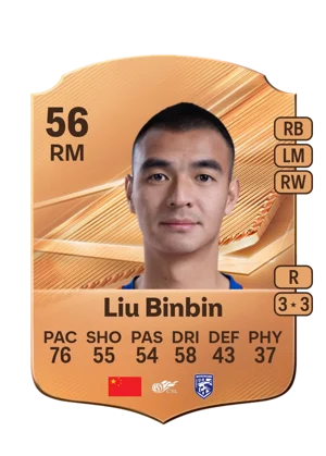Liu Binbin - 56 - Rare EA FC 27 card