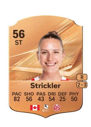 Strickler - 56 - Rare EA FC 27 card