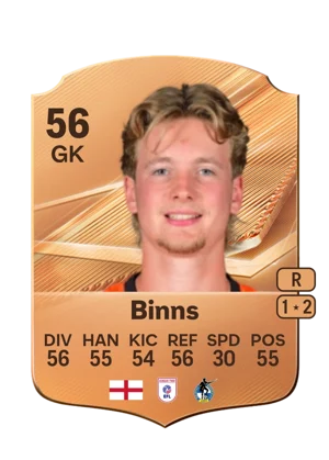 Binns - 56 - Rare EA FC 27 card