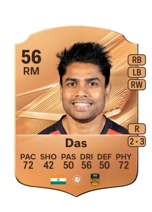 Das - 56 - Rare EA FC 27 card