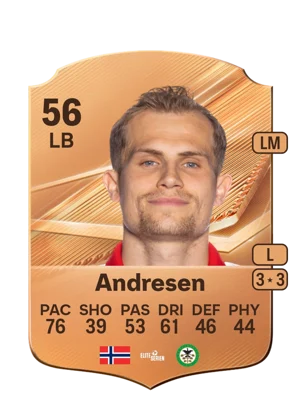 Andresen - 56 - Rare EA FC 27 card