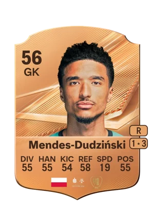 Mendes-Dudziński - 56 - Rare EA FC 27 card