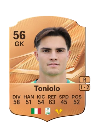 Toniolo - 56 - Rare EA FC 27 card