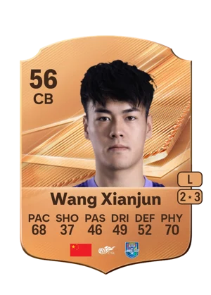 Wang Xianjun - 56 - Rare EA FC 27 card