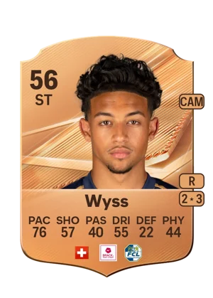 Wyss - 56 - Rare EA FC 27 card