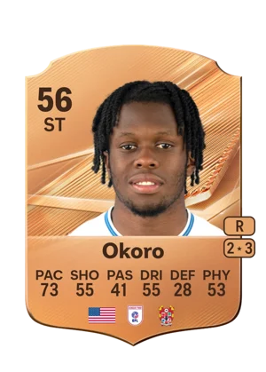 Okoro - 56 - Rare EA FC 27 card
