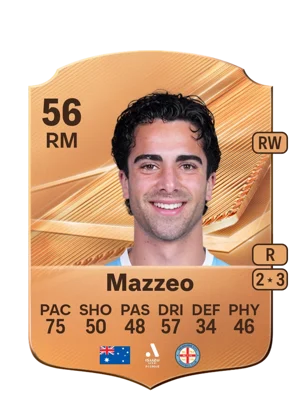 Mazzeo - 56 - Rare EA FC 27 card