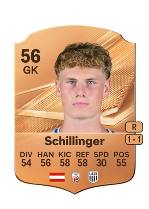 Schillinger - 56 - Rare EA FC 27 card