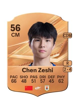 Chen Zeshi - 56 - Rare EA FC 27 card