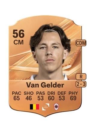 Van Gelder - 56 - Rare EA FC 27 card