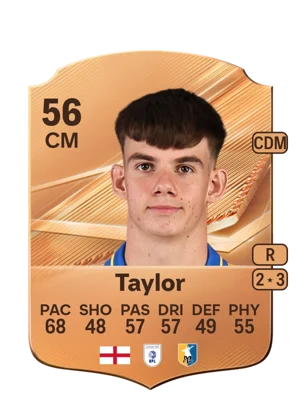 Taylor - 56 - Rare EA FC 27 card