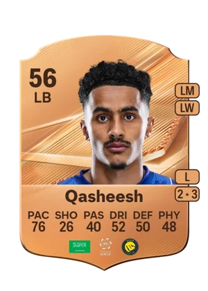 Qasheesh - 56 - Rare EA FC 27 card