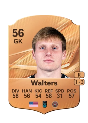 Walters - 56 - Rare EA FC 27 card
