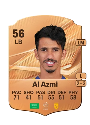 Al Azmi - 56 - Rare EA FC 27 card