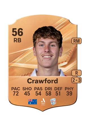 Crawford - 56 - Rare EA FC 27 card