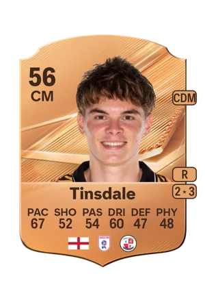 Tinsdale - 56 - Rare EA FC 27 card