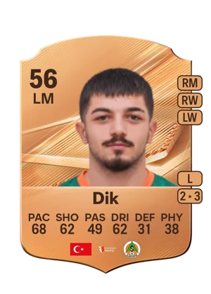 Dik - 56 - Rare EA FC 27 card