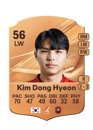Kim Dong Hyeon - 56 - Rare EA FC 27 card