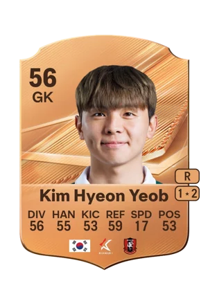 Kim Hyeon Yeob - 56 - Rare EA FC 27 card
