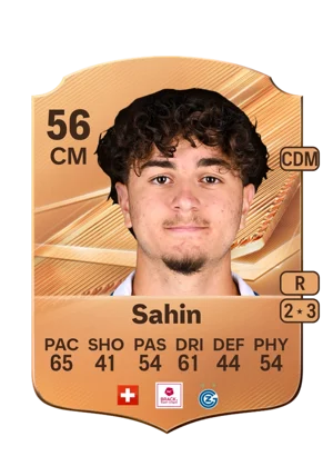 Sahin - 56 - Rare EA FC 27 card