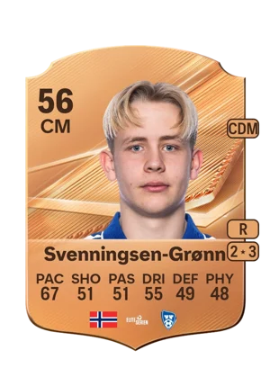 Svenningsen-Grønn - 56 - Rare EA FC 27 card