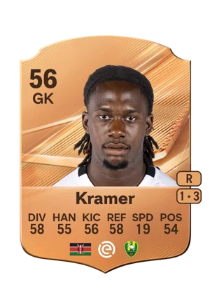 Kramer - 56 - Rare EA FC 27 card