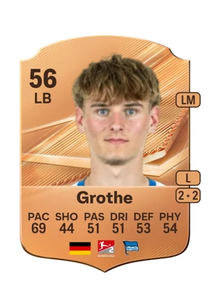 Grothe - 56 - Rare EA FC 27 card
