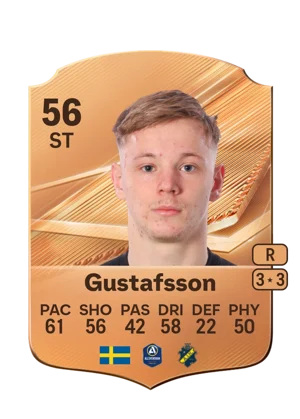 Gustafsson - 56 - Rare EA FC 27 card