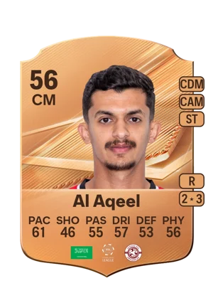 Al Aqeel - 56 - Rare EA FC 27 card