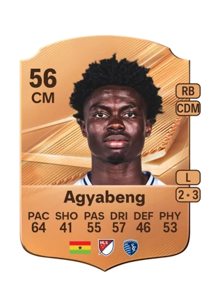 Agyabeng - 56 - Rare EA FC 27 card