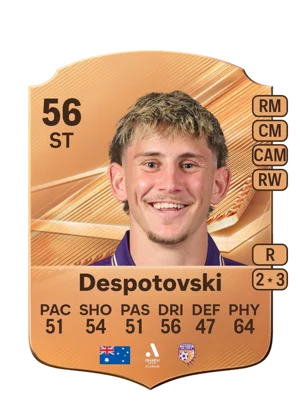 Despotovski - 56 - Rare EA FC 27 card