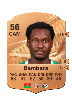 Bambara - 56 - Rare EA FC 27 card