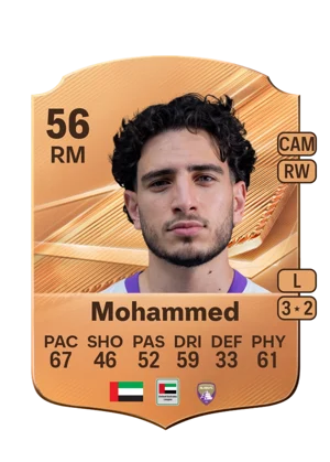 Mohammed - 56 - Rare EA FC 27 card