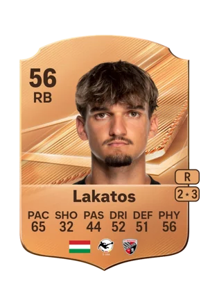 Lakatos - 56 - Rare EA FC 27 card