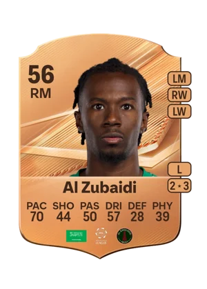 Al Zubaidi - 56 - Rare EA FC 27 card