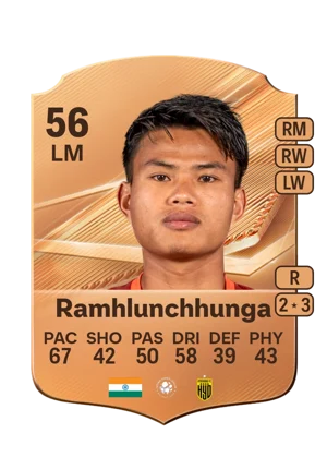 Ramhlunchhunga - 56 - Rare EA FC 27 card