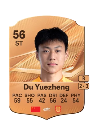 Du Yuezheng - 56 - Rare EA FC 27 card